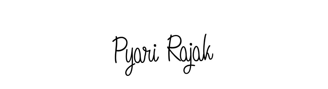 Once you've used our free online signature maker to create your best signature Angelique-Rose-font-FFP style, it's time to enjoy all of the benefits that Pyari Rajak name signing documents. Pyari Rajak signature style 5 images and pictures png