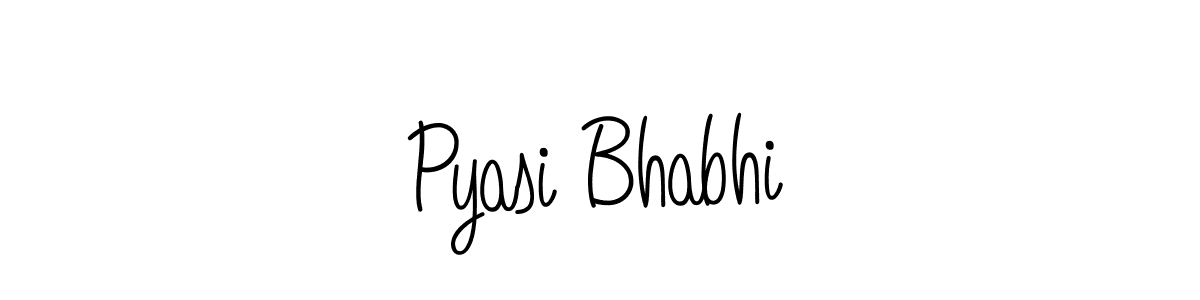 Similarly Angelique-Rose-font-FFP is the best handwritten signature design. Signature creator online .You can use it as an online autograph creator for name Pyasi Bhabhi. Pyasi Bhabhi signature style 5 images and pictures png