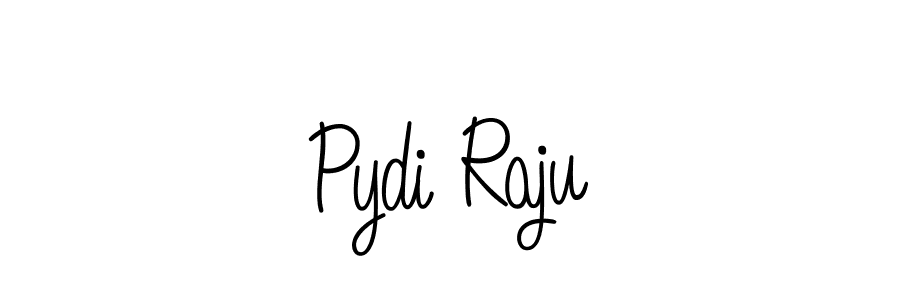 Use a signature maker to create a handwritten signature online. With this signature software, you can design (Angelique-Rose-font-FFP) your own signature for name Pydi Raju. Pydi Raju signature style 5 images and pictures png