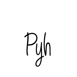 How to make Pyh signature? Angelique-Rose-font-FFP is a professional autograph style. Create handwritten signature for Pyh name. Pyh signature style 5 images and pictures png