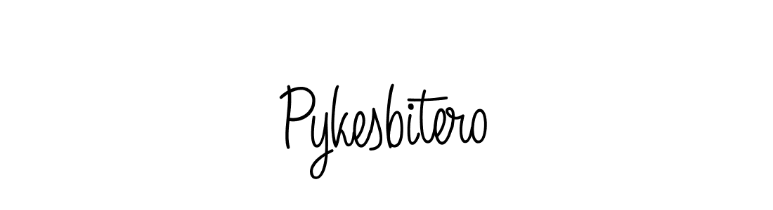 Design your own signature with our free online signature maker. With this signature software, you can create a handwritten (Angelique-Rose-font-FFP) signature for name Pykesbitero. Pykesbitero signature style 5 images and pictures png