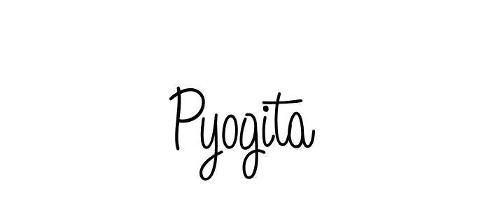 Angelique-Rose-font-FFP is a professional signature style that is perfect for those who want to add a touch of class to their signature. It is also a great choice for those who want to make their signature more unique. Get Pyogita name to fancy signature for free. Pyogita signature style 5 images and pictures png