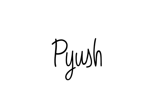 Also we have Pyush name is the best signature style. Create professional handwritten signature collection using Angelique-Rose-font-FFP autograph style. Pyush signature style 5 images and pictures png