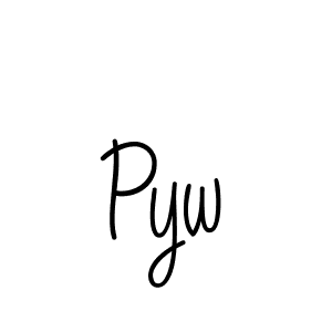 Also You can easily find your signature by using the search form. We will create Pyw name handwritten signature images for you free of cost using Angelique-Rose-font-FFP sign style. Pyw signature style 5 images and pictures png