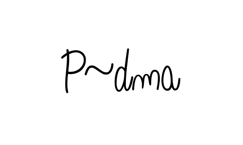 Use a signature maker to create a handwritten signature online. With this signature software, you can design (Angelique-Rose-font-FFP) your own signature for name P~dma. P~dma signature style 5 images and pictures png