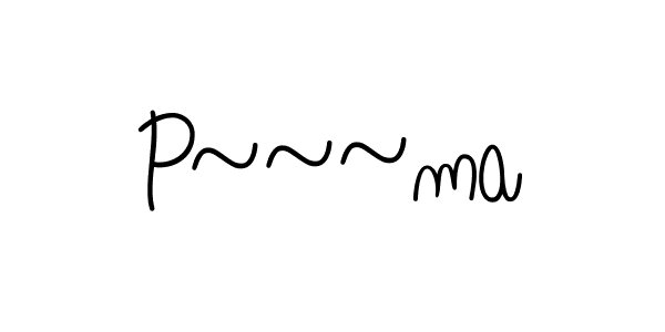 Create a beautiful signature design for name P~~~ma. With this signature (Angelique-Rose-font-FFP) fonts, you can make a handwritten signature for free. P~~~ma signature style 5 images and pictures png