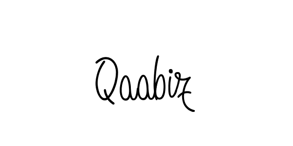 Create a beautiful signature design for name Qaabiz. With this signature (Angelique-Rose-font-FFP) fonts, you can make a handwritten signature for free. Qaabiz signature style 5 images and pictures png