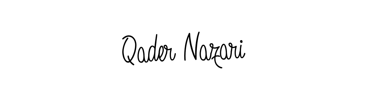 Also You can easily find your signature by using the search form. We will create Qader Nazari name handwritten signature images for you free of cost using Angelique-Rose-font-FFP sign style. Qader Nazari signature style 5 images and pictures png