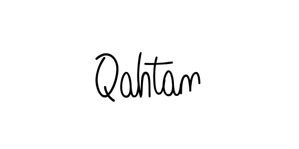 You should practise on your own different ways (Angelique-Rose-font-FFP) to write your name (Qahtan) in signature. don't let someone else do it for you. Qahtan signature style 5 images and pictures png