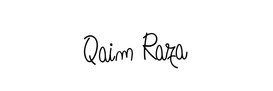 Make a short Qaim Raza signature style. Manage your documents anywhere anytime using Angelique-Rose-font-FFP. Create and add eSignatures, submit forms, share and send files easily. Qaim Raza signature style 5 images and pictures png