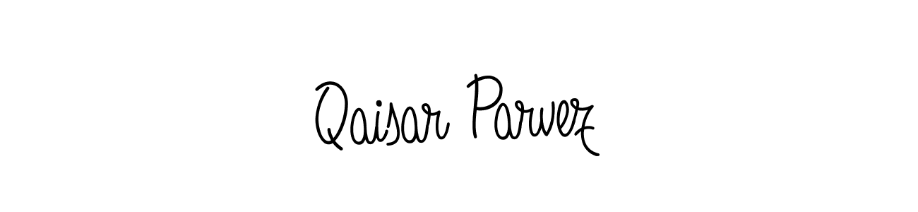 Create a beautiful signature design for name Qaisar Parvez. With this signature (Angelique-Rose-font-FFP) fonts, you can make a handwritten signature for free. Qaisar Parvez signature style 5 images and pictures png