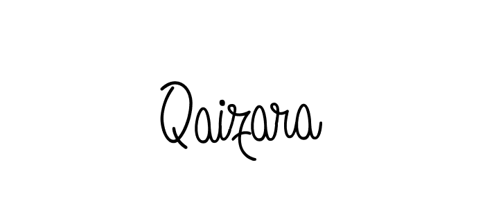 Make a beautiful signature design for name Qaizara. With this signature (Angelique-Rose-font-FFP) style, you can create a handwritten signature for free. Qaizara signature style 5 images and pictures png