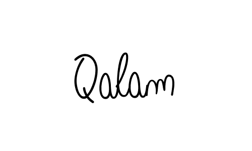 The best way (Angelique-Rose-font-FFP) to make a short signature is to pick only two or three words in your name. The name Qalam include a total of six letters. For converting this name. Qalam signature style 5 images and pictures png