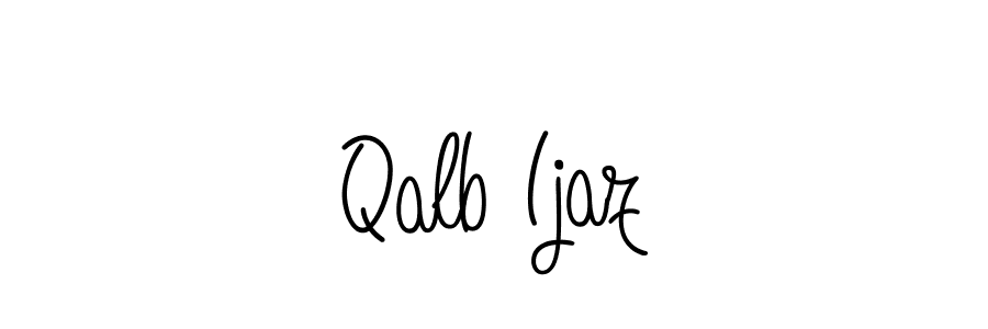 Qalb Ijaz stylish signature style. Best Handwritten Sign (Angelique-Rose-font-FFP) for my name. Handwritten Signature Collection Ideas for my name Qalb Ijaz. Qalb Ijaz signature style 5 images and pictures png