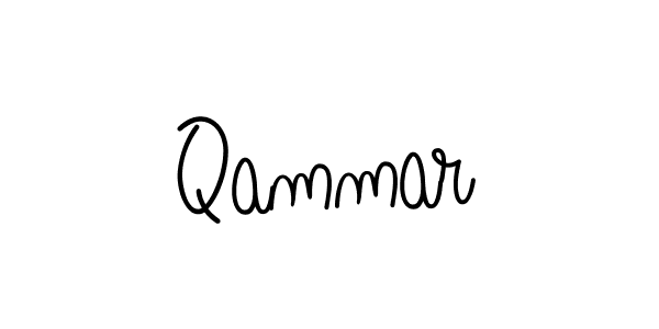 Use a signature maker to create a handwritten signature online. With this signature software, you can design (Angelique-Rose-font-FFP) your own signature for name Qammar. Qammar signature style 5 images and pictures png