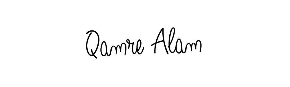 Design your own signature with our free online signature maker. With this signature software, you can create a handwritten (Angelique-Rose-font-FFP) signature for name Qamre Alam. Qamre Alam signature style 5 images and pictures png