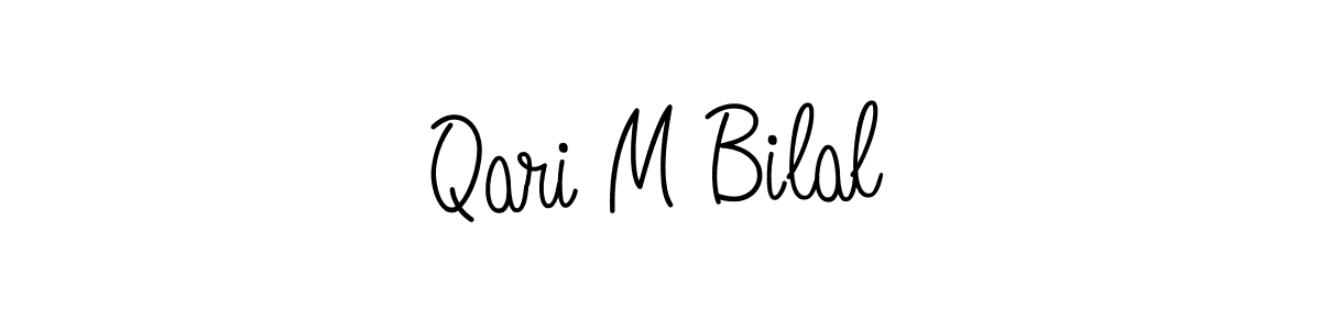 It looks lik you need a new signature style for name Qari M Bilal. Design unique handwritten (Angelique-Rose-font-FFP) signature with our free signature maker in just a few clicks. Qari M Bilal signature style 5 images and pictures png
