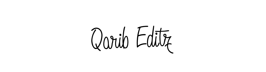 Here are the top 10 professional signature styles for the name Qarib Editz. These are the best autograph styles you can use for your name. Qarib Editz signature style 5 images and pictures png