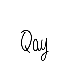 Use a signature maker to create a handwritten signature online. With this signature software, you can design (Angelique-Rose-font-FFP) your own signature for name Qay. Qay signature style 5 images and pictures png