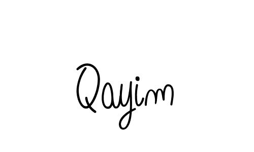 Also we have Qayim name is the best signature style. Create professional handwritten signature collection using Angelique-Rose-font-FFP autograph style. Qayim signature style 5 images and pictures png