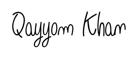 Discover how Qayyom Khan looks in an executive cursive font (Angelique-Rose-font-FFP). Perfect for legal documents, invoices, and certificates. Qayyom Khan signature style 5 images and pictures png
