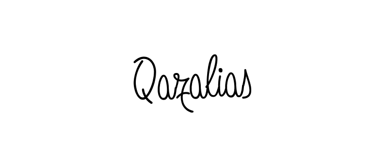 Best and Professional Signature Style for Qazalias. Angelique-Rose-font-FFP Best Signature Style Collection. Qazalias signature style 5 images and pictures png