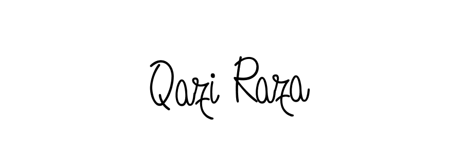 Qazi Raza stylish signature style. Best Handwritten Sign (Angelique-Rose-font-FFP) for my name. Handwritten Signature Collection Ideas for my name Qazi Raza. Qazi Raza signature style 5 images and pictures png