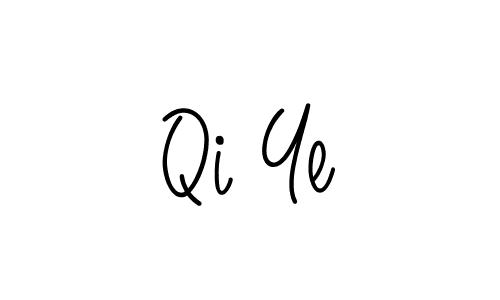 Once you've used our free online signature maker to create your best signature Angelique-Rose-font-FFP style, it's time to enjoy all of the benefits that Qi Ye name signing documents. Qi Ye signature style 5 images and pictures png