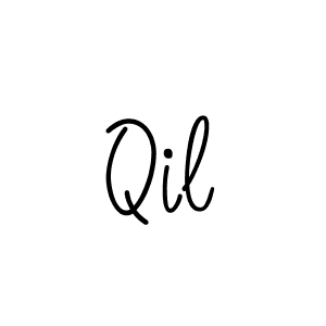 Design your own signature with our free online signature maker. With this signature software, you can create a handwritten (Angelique-Rose-font-FFP) signature for name Qil. Qil signature style 5 images and pictures png