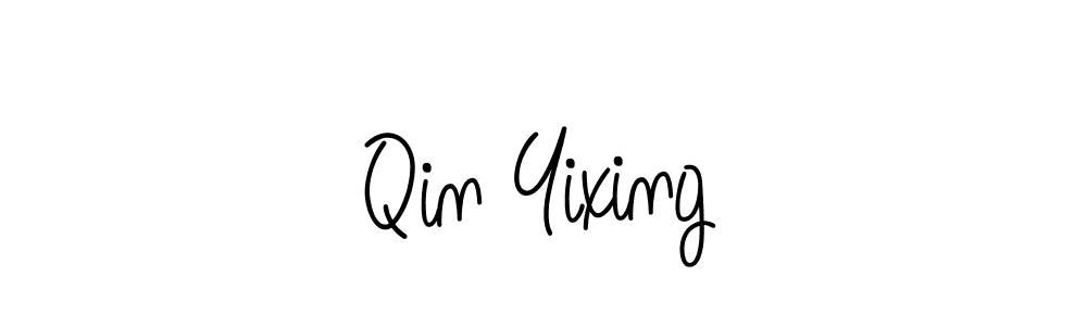 Make a beautiful signature design for name Qin Yixing. With this signature (Angelique-Rose-font-FFP) style, you can create a handwritten signature for free. Qin Yixing signature style 5 images and pictures png