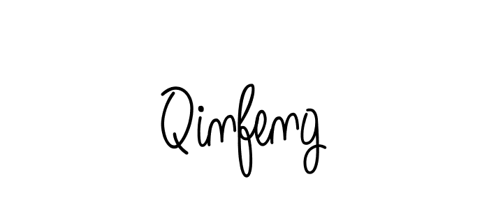 Use a signature maker to create a handwritten signature online. With this signature software, you can design (Angelique-Rose-font-FFP) your own signature for name Qinfeng. Qinfeng signature style 5 images and pictures png