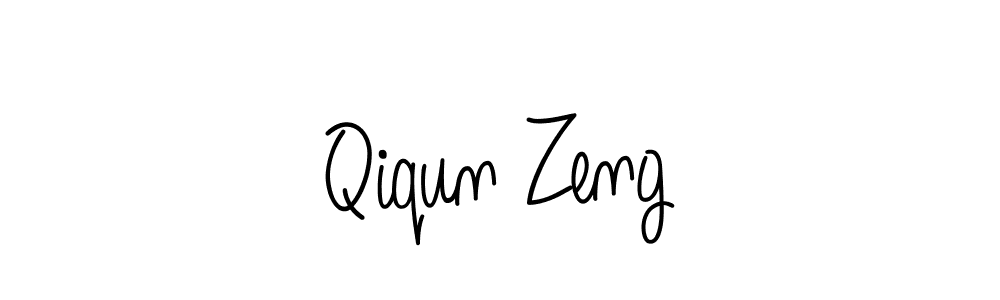 Best and Professional Signature Style for Qiqun Zeng. Angelique-Rose-font-FFP Best Signature Style Collection. Qiqun Zeng signature style 5 images and pictures png