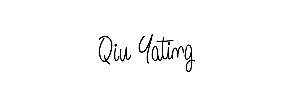 Use a signature maker to create a handwritten signature online. With this signature software, you can design (Angelique-Rose-font-FFP) your own signature for name Qiu Yating. Qiu Yating signature style 5 images and pictures png