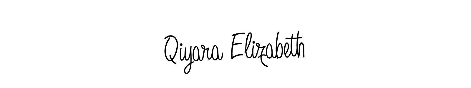 This is the best signature style for the Qiyara Elizabeth name. Also you like these signature font (Angelique-Rose-font-FFP). Mix name signature. Qiyara Elizabeth signature style 5 images and pictures png