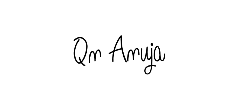 Make a short Qn Anuja signature style. Manage your documents anywhere anytime using Angelique-Rose-font-FFP. Create and add eSignatures, submit forms, share and send files easily. Qn Anuja signature style 5 images and pictures png