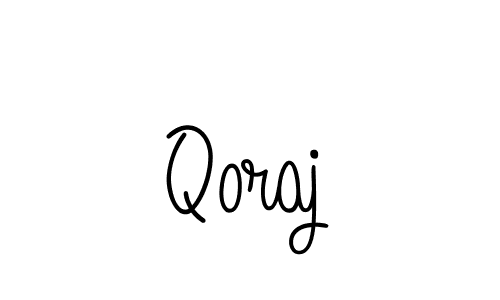 How to Draw Qoraj signature style? Angelique-Rose-font-FFP is a latest design signature styles for name Qoraj. Qoraj signature style 5 images and pictures png