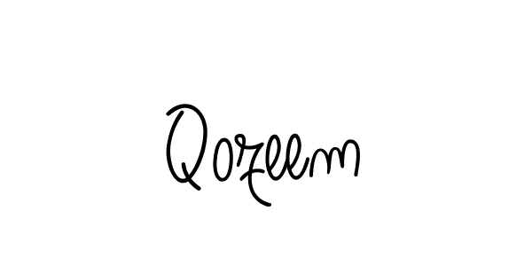 Also we have Qozeem name is the best signature style. Create professional handwritten signature collection using Angelique-Rose-font-FFP autograph style. Qozeem signature style 5 images and pictures png