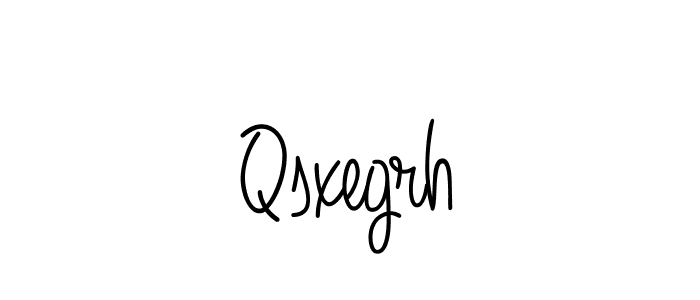 Design your own signature with our free online signature maker. With this signature software, you can create a handwritten (Angelique-Rose-font-FFP) signature for name Qsxegrh. Qsxegrh signature style 5 images and pictures png