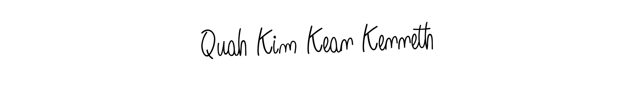 if you are searching for the best signature style for your name Quah Kim Kean Kenneth. so please give up your signature search. here we have designed multiple signature styles  using Angelique-Rose-font-FFP. Quah Kim Kean Kenneth signature style 5 images and pictures png