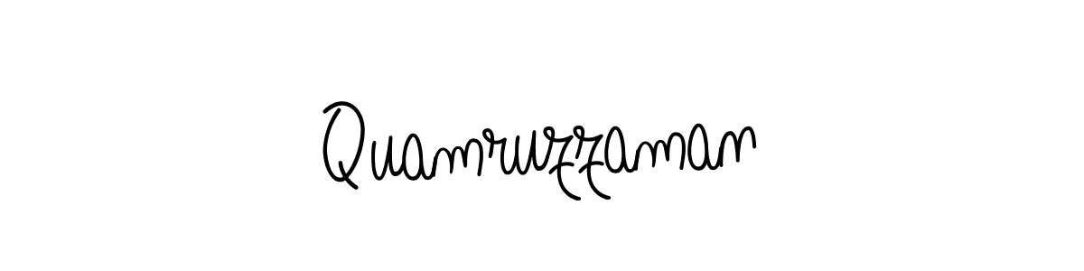 Make a beautiful signature design for name Quamruzzaman. Use this online signature maker to create a handwritten signature for free. Quamruzzaman signature style 5 images and pictures png