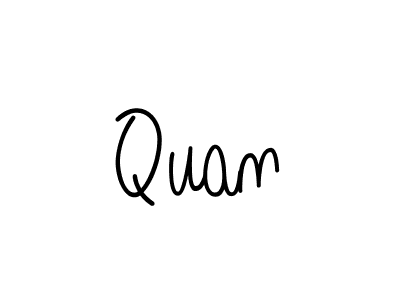 How to Draw Quan signature style? Angelique-Rose-font-FFP is a latest design signature styles for name Quan. Quan signature style 5 images and pictures png