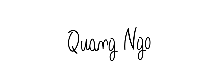 Angelique-Rose-font-FFP is a professional signature style that is perfect for those who want to add a touch of class to their signature. It is also a great choice for those who want to make their signature more unique. Get Quang Ngo name to fancy signature for free. Quang Ngo signature style 5 images and pictures png