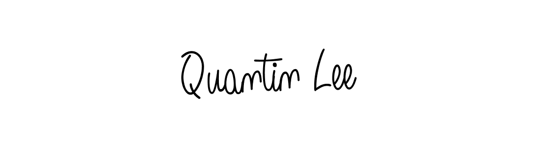 Use a signature maker to create a handwritten signature online. With this signature software, you can design (Angelique-Rose-font-FFP) your own signature for name Quantin Lee. Quantin Lee signature style 5 images and pictures png