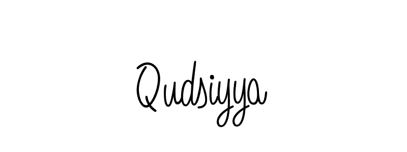 if you are searching for the best signature style for your name Qudsiyya. so please give up your signature search. here we have designed multiple signature styles  using Angelique-Rose-font-FFP. Qudsiyya signature style 5 images and pictures png