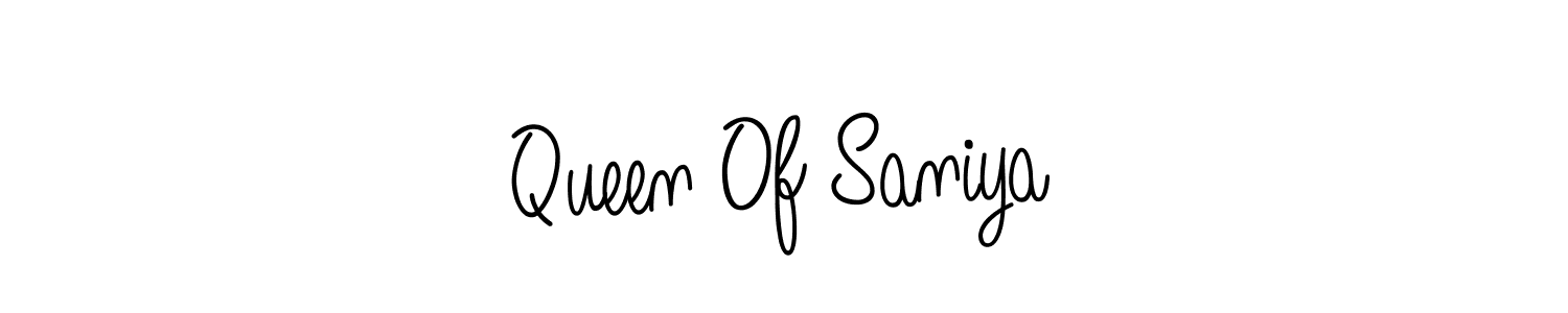 Also we have Queen Of Saniya name is the best signature style. Create professional handwritten signature collection using Angelique-Rose-font-FFP autograph style. Queen Of Saniya signature style 5 images and pictures png