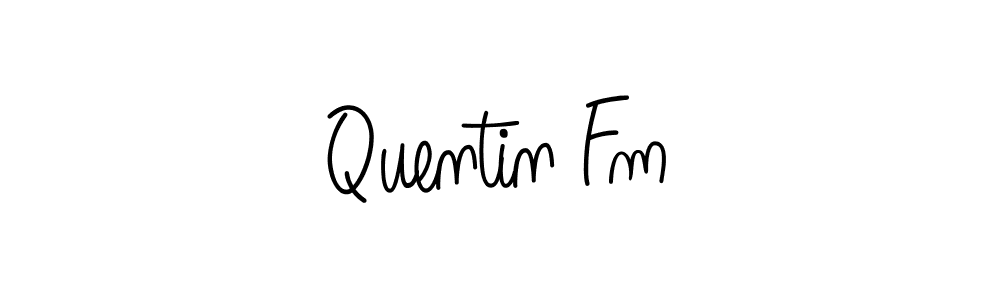 You should practise on your own different ways (Angelique-Rose-font-FFP) to write your name (Quentin Fm) in signature. don't let someone else do it for you. Quentin Fm signature style 5 images and pictures png