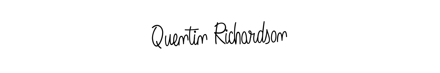Best and Professional Signature Style for Quentin Richardson. Angelique-Rose-font-FFP Best Signature Style Collection. Quentin Richardson signature style 5 images and pictures png