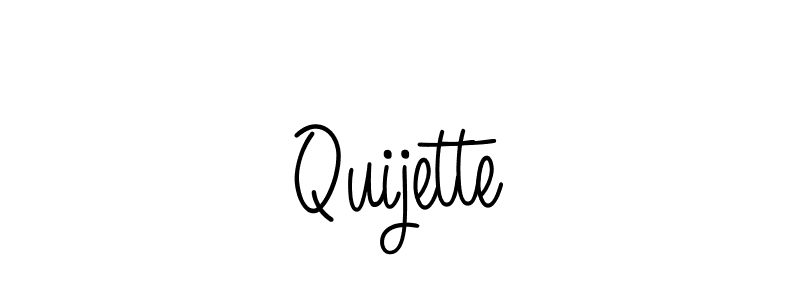 How to Draw Quijette signature style? Angelique-Rose-font-FFP is a latest design signature styles for name Quijette. Quijette signature style 5 images and pictures png