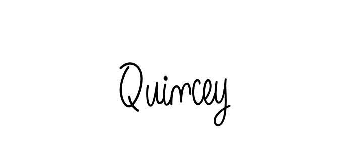 The best way (Angelique-Rose-font-FFP) to make a short signature is to pick only two or three words in your name. The name Quincey include a total of six letters. For converting this name. Quincey signature style 5 images and pictures png