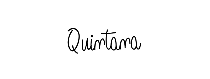How to make Quintana name signature. Use Angelique-Rose-font-FFP style for creating short signs online. This is the latest handwritten sign. Quintana signature style 5 images and pictures png